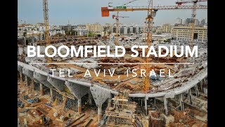 Bloomfield Stadium In renovations from above HD [upl. by Spalla]