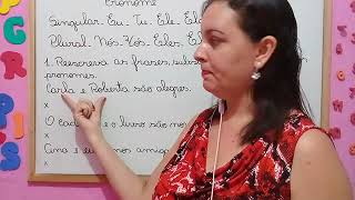 🌟APRENDA O QUE É E QUAIS SÃO OS PRONOMES PESSOAIS DO CASO RETO Prof Nádja Sicleide 🌟 [upl. by Konyn]