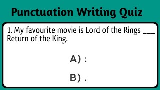 Test your punctuation  Punctuation marks quiz  English punctuation quiz by  Ladla education [upl. by Monia]