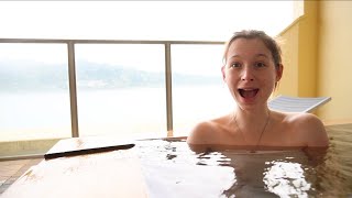 Enjoying an Ocean View Onsen in a Japanese Ryokan【Japan Life】 [upl. by Noraf447]