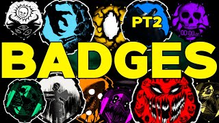 HOW TO GET ALL BADGES2 IN PRESSURE ROBLOXdoors inspired game [upl. by Ardaid]