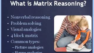 An Introduction WPPSI Matrix Reasoning [upl. by Onailerua]