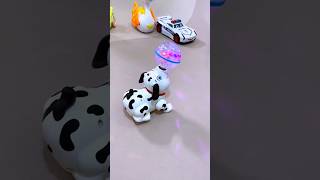 Musical Rotating Dog Toy  360° Spin with Light amp Sound Balancing Ball on Nose [upl. by Outhe]