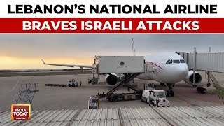 Lebanons National Carrier Braves Israeli Airstrikes Only Airline Still Operating [upl. by Janine]