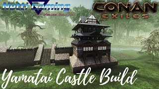 Conan Exiles  Yamatai Castle Build  Episode 1 [upl. by Eirallam]