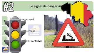 permis de conduire théorique Belgique 2023 ✅ 50 Questions  examen code de la route test BE 2 [upl. by Derry]