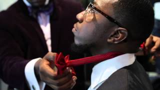 How to Put on PreTied Bow Ties  Basic Bow Tie Tips [upl. by Steep998]