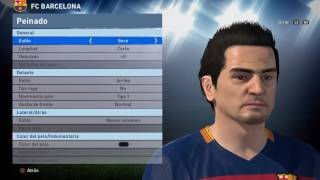 PES 2016 FACE XAVI HERNANDEZ [upl. by Niklaus]