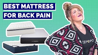 Best Mattress For Back Pain  Our Top 8 Picks UPDATED [upl. by Ynoep746]