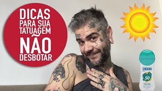 TR3Z3  DICAS PARA SUA TATUAGEM NÃO DESBOTAR [upl. by Nireves]