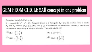 JEE advanced 2025 circle all in one problem jee relevant series [upl. by Jaquelyn]