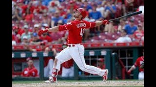 Every Scott Schebler Major League Home Run [upl. by Ydniahs]