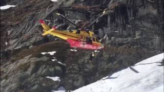 Rescue Operation After Avalanche at Courmayeur Glacier [upl. by Wynn]