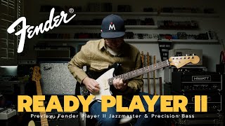 Whats new with the Fender Player II Series  Fender Player II Jazzmaster and Precision Bass [upl. by Jem880]