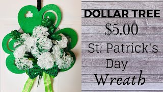 5 Dollar Tree St Patrick’s Day Wreath DIY☘️ Splatter Screen Wreath [upl. by Floyd]