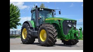 Обзор трактора John Deere 8330 amp Fendt Vario 820 [upl. by Aidekal]