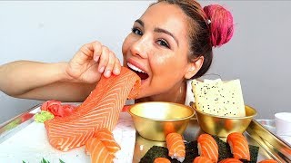 SALMON  MORE FAILED 먹방 MUKBANGS A COMPILATION [upl. by Kurzawa48]