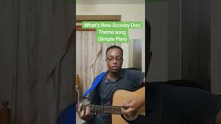 Whats New ScoobyDoo Theme song Acoustic Cover [upl. by Quillan351]