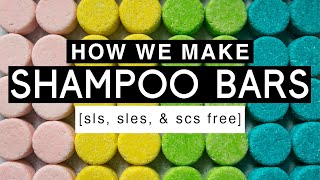 How We Make  SHAMPOO BARS sls sles amp scs free  Royalty Soaps [upl. by Shirk]