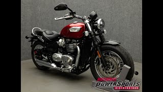 2022 TRIUMPH BONNEVILLE SPEEDMASTER  National Powersports Distributors [upl. by Lucius]