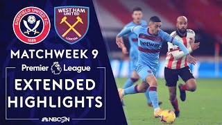 Sheffield Utd v West Ham  PREMIER LEAGUE HIGHLIGHTS  11222020  NBC Sports [upl. by Bostow]