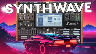 Sylenth1 SynthwaveRetro Soundbank  Download [upl. by Eenwahs]