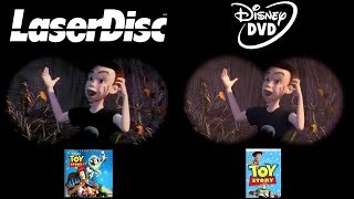 Toy Story Laserdisc VS DVD Comparision Sid [upl. by Acisej133]