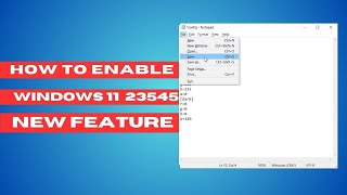 How to Enable New Start Menu Feature in Windows 11 23545 In 2024 [upl. by Naujaj663]