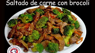 Saltado de carne con brocoli [upl. by Colley852]