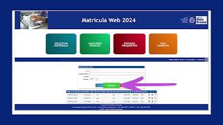 CADASTRO DA MATRÍCULA WEB  2024 [upl. by Eilojne]