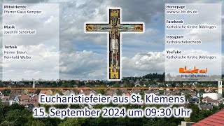 Eucharistiefeier aus St Klemens am 15092024 [upl. by Annetta]