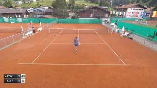 Valentin Royer v Sandro Kopp  m25 KLOSTERS 1° and 2° set [upl. by Lulita]