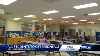 All Des Moines students will get free breakfast lunch for third straight year [upl. by Nnaerb434]