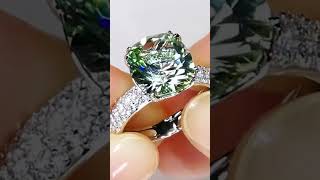 Neon Titanium Tourmaline Ring by Kat Florence gemstone diamond jewelry designerjewelry [upl. by Erdnua463]