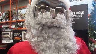 pan asian creations ethnic life size dancing santa at home depot song 1 [upl. by Ardnnek177]