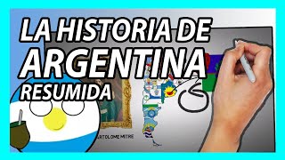 🔵⚪La HISTORIA ARGENTINA en 14 minutos🔵⚪ Resumen fácil y rápido [upl. by Noimad]