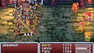 Lets Play Final Fantasy V Advance 35  Gilgameshs Plight [upl. by Aneela]