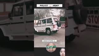 power of Indian army vs police  shorts  Indian Army [upl. by Hardwick]