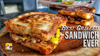 The Best Grilled Sandwich Ever  Blaze Griddle [upl. by Ahsenac]