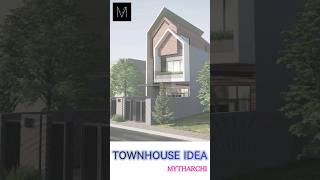 House Design Townhouse Facade Design Idea New house design 2024MytharchiShorts [upl. by Atkins]