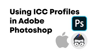 Setup MAC ICC Profiles in Photoshop [upl. by Nogem]