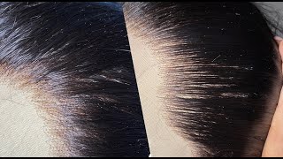 HOW TO PLUCK YOUR LACE FRONTAL  BEGINNERS FRIENDLY  STYLIST NATURAL HAIRLINE TIPS [upl. by Tihom833]