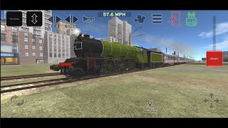 New Update Flying Scotsman in Train and Rail Yard Simulator [upl. by Noleta]