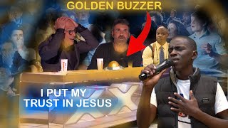 GOLDEN BUZZER First African On AGT Suprises the judges With An Amazing Worship Session [upl. by Burney]