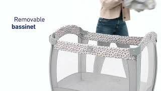 Graco Sightseer Travel Cot Demonstration Video [upl. by Elwyn]