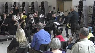 552024  The Wylie Community Band  The Florentiner March  TubaEuphonium ensemble [upl. by Nannah322]