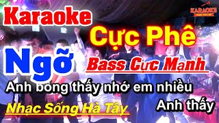 Ngỡ Karaoke Disco Remix Tone Nam  Nhạc Sống Hà Tây Disco Lê Vỹ [upl. by Asiat820]