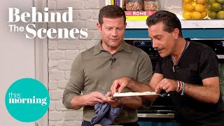 Gino DAcampo Teaches Dermot the Italian Way to Oven Pizza  This Morning [upl. by Alroy630]