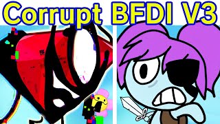 Friday Night Funkin Battle for Corrupted Island 30 DEMO Learn With Pibby x FNF Mod BFDI Glitch [upl. by Suirauqram]