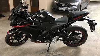 YAMAHA YZF R3 PRETA 2016 [upl. by Floss]